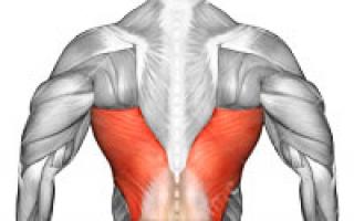 Упражнение тяга блока к груди